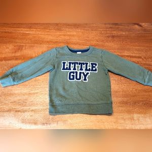 Boys 3T Carters Sweatshirt 'Little Guy'